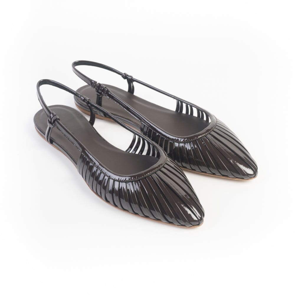 DEL CARLO - Sling Back 11101 - Baby Caffè Scarpe Donna DEL CARLO