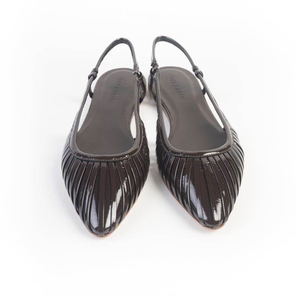 DEL CARLO - Sling Back 11101 - Baby Caffè Scarpe Donna DEL CARLO