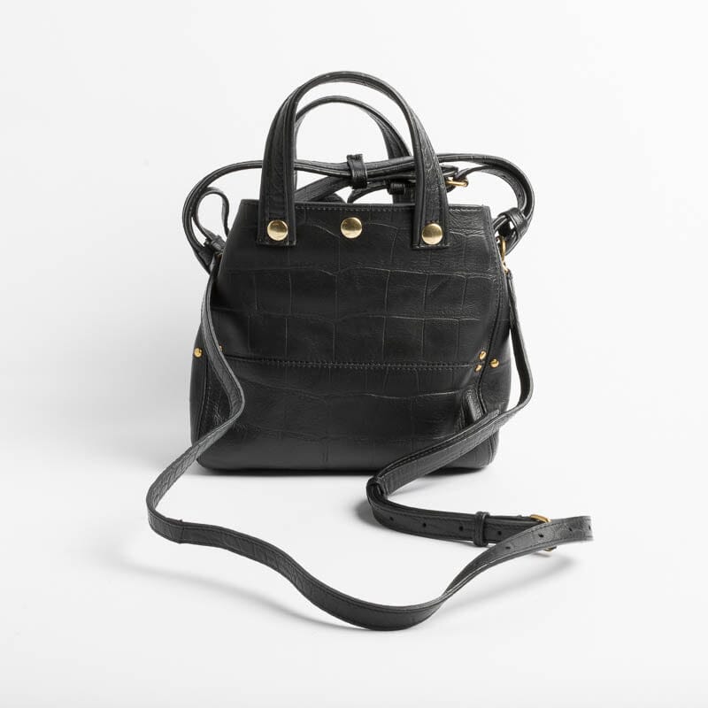 JÉRÔMEE DREYFUSS - Billy Nano - Croco Nero Borse Jerome Dreyfuss
