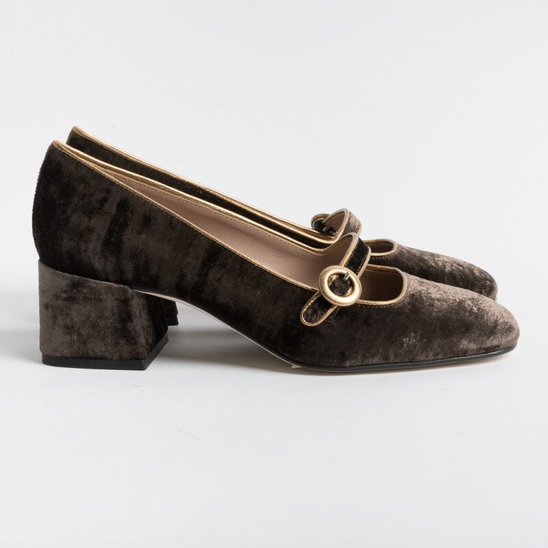 CHEVILLE - Decollete - Nives - Velluto Moro Scarpe Donna CHEVILLE