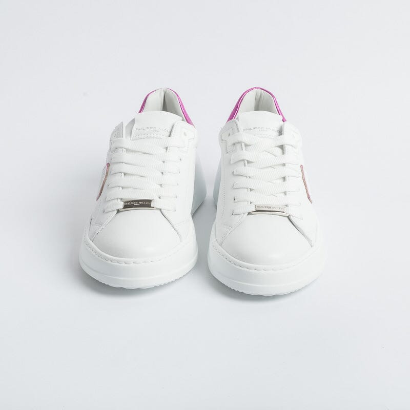 PHILIPPE MODEL - Sneakers BJLD WM01 - Tres Temple - Bianco Fucsia Scarpe Donna Philippe Model Paris