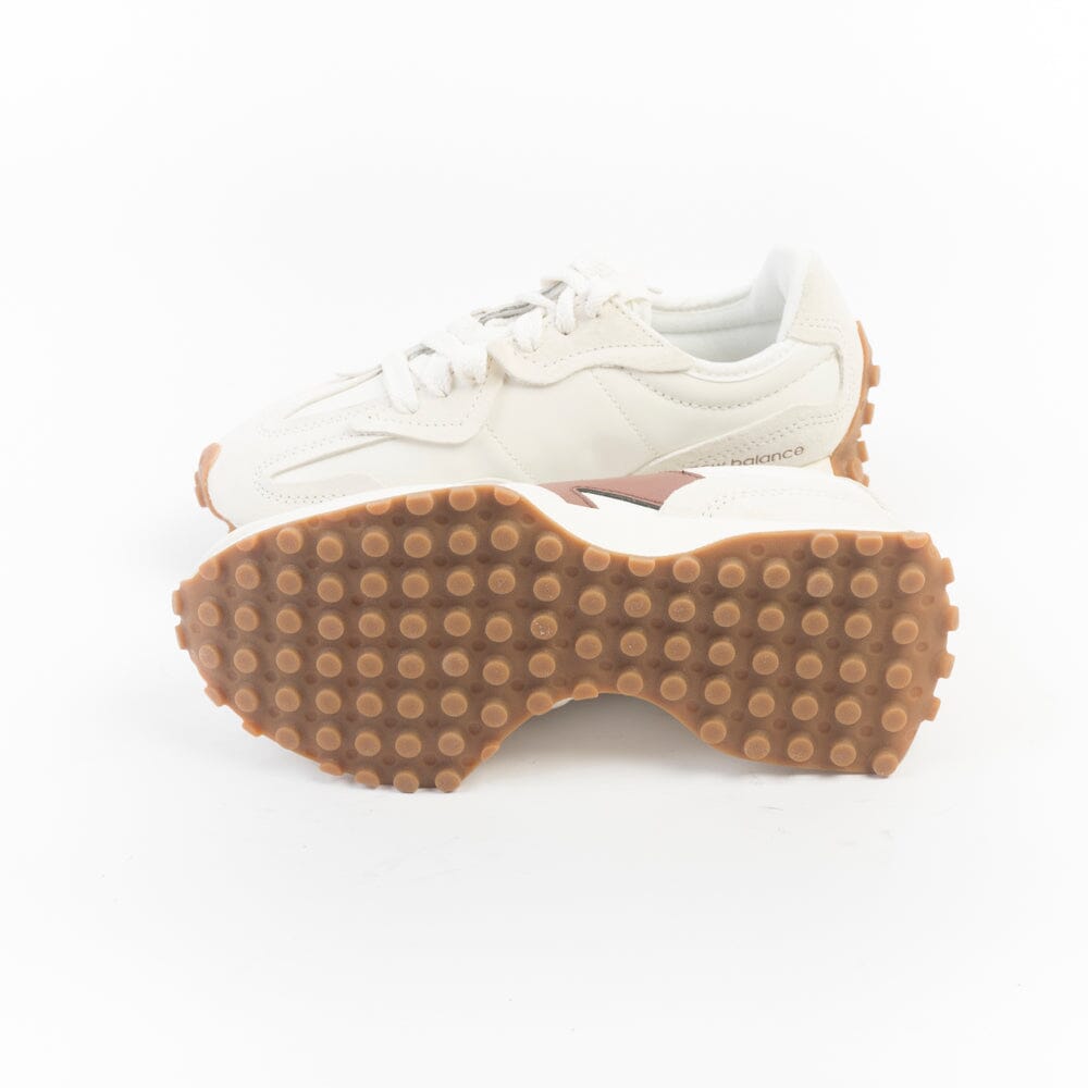 NEW BALANCE - Sneakers - U327WKM - Bianco Marrone Scarpe Donna NEW BALANCE - Collezione Donna