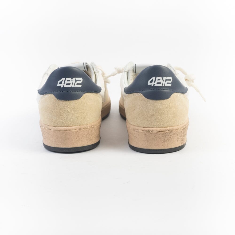 4B12 - Sneakers - Play New U17 - Bianco Beige Scarpe Uomo 4B12 - COLLEZIONE UOMO