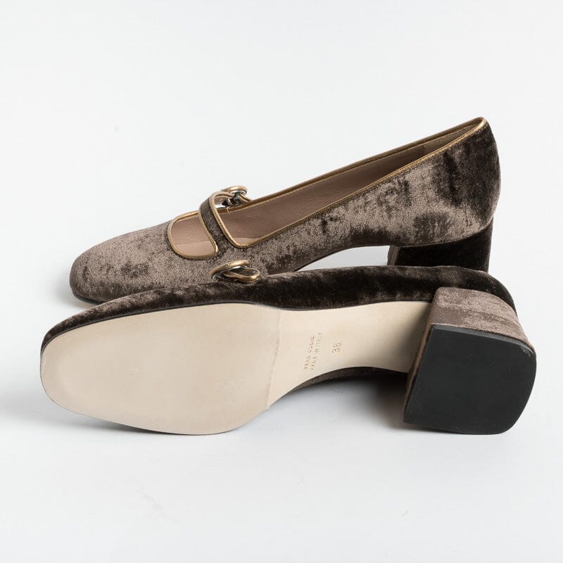 CHEVILLE - Decollete - Nives - Velluto Moro Scarpe Donna CHEVILLE
