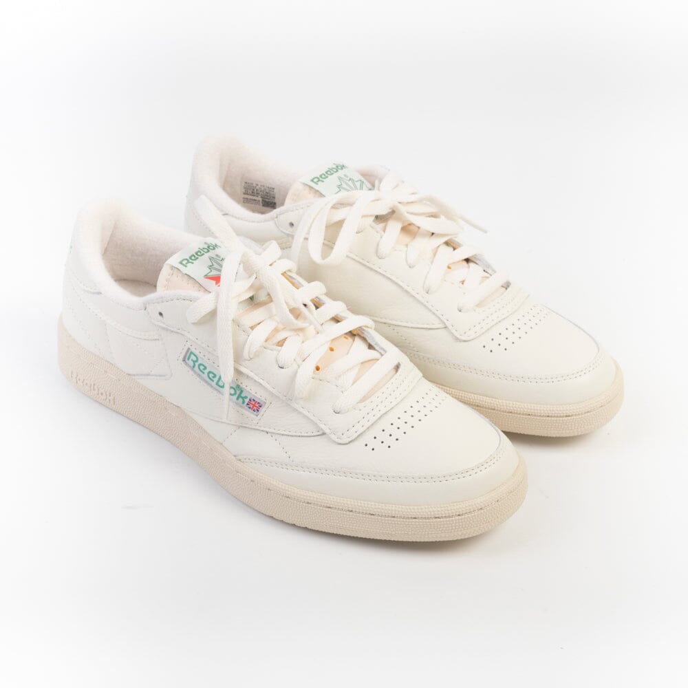 REEBOK - Sneakers - Club C85 317 Vintage - Chalk Verde Scarpe Uomo REEBOK - Collezione Uomo
