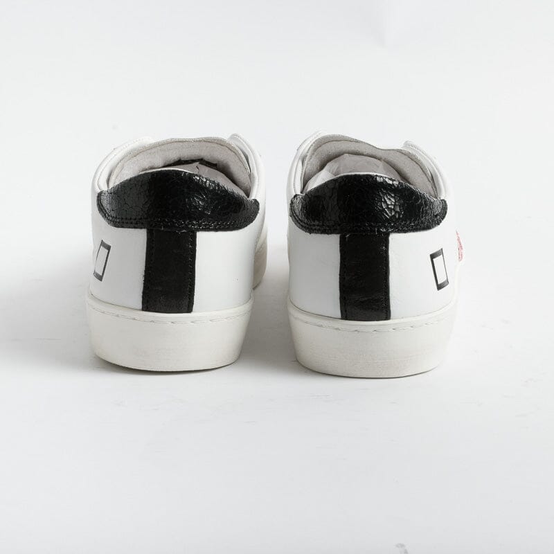 DATE - Sneakers - Hill Low Vintage Calf White Petal - Bianco Rosa Scarpe Donna DATE