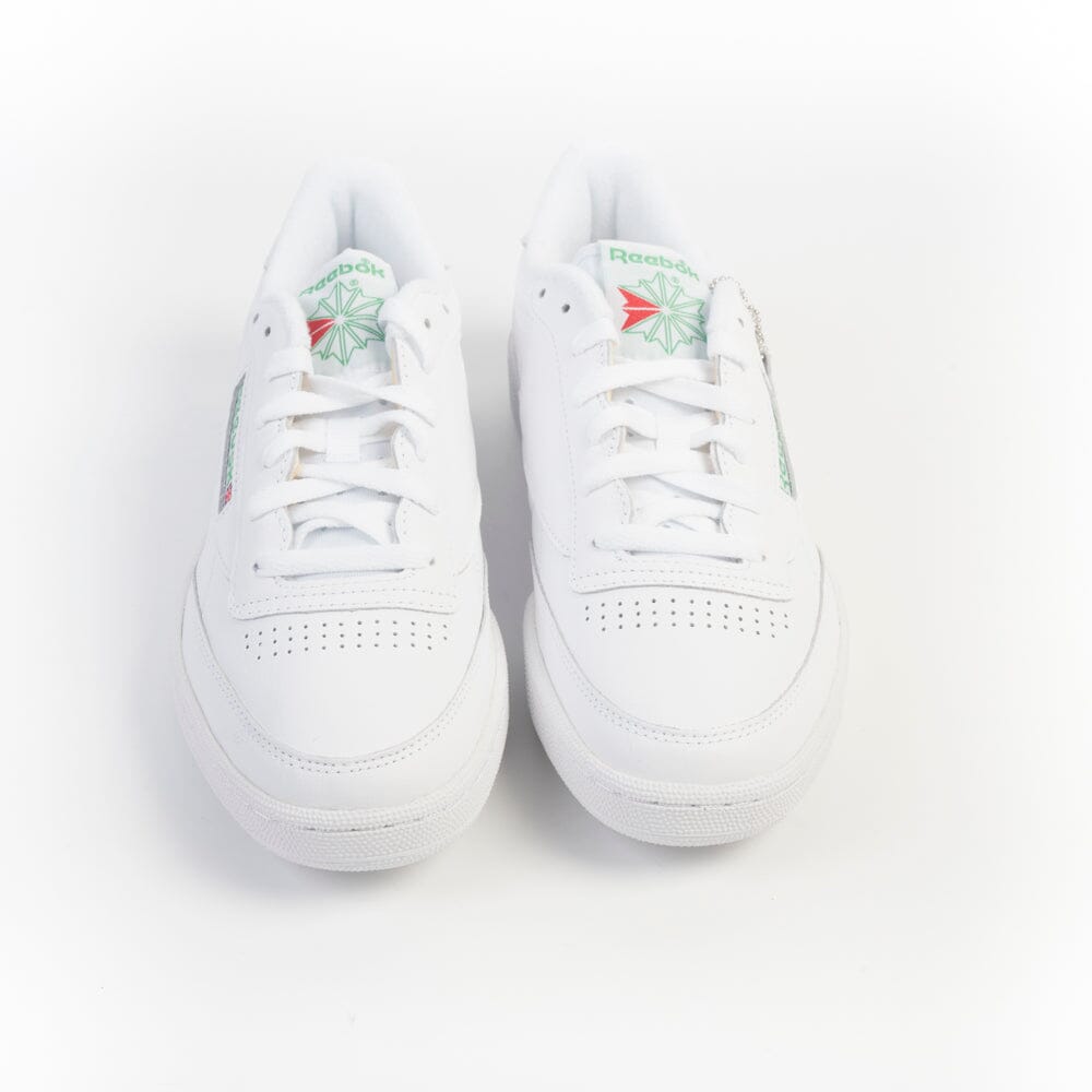 REEBOK - Sneakers - Club C85 155 Vintage - Bianco Verde Scarpe Uomo REEBOK - Collezione Uomo