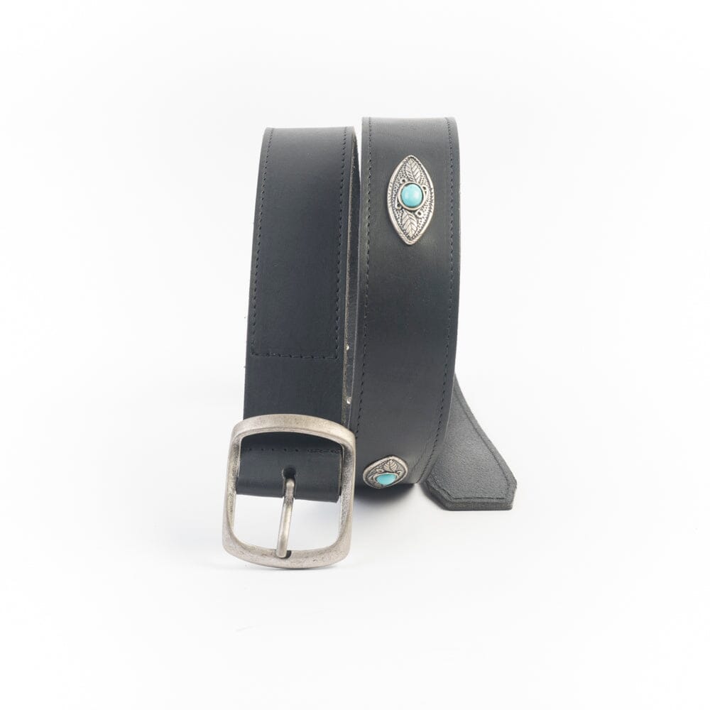 Cappellettoshop - Cintura - Pelle nera Accessori Donna Cappellettoshop