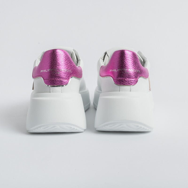 PHILIPPE MODEL - Sneakers BJLD WM01 - Tres Temple - Bianco Fucsia Scarpe Donna Philippe Model Paris