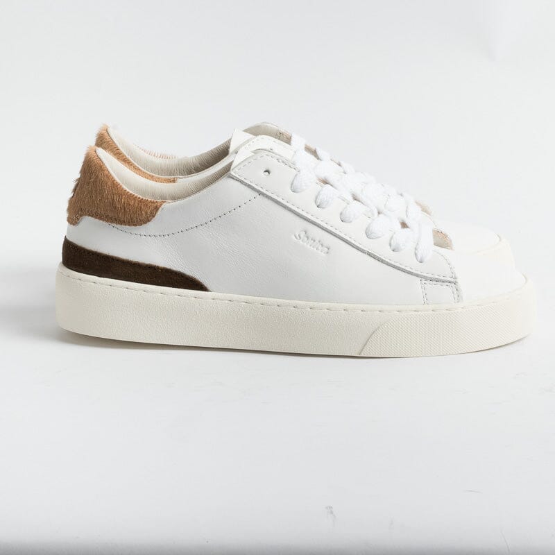 DATE - Sneakers - Sonica Calf - Bianco Beige Scarpe Donna DATE
