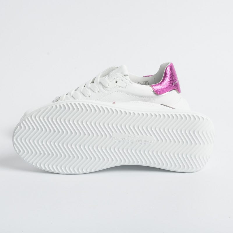 PHILIPPE MODEL - Sneakers BJLD WM01 - Tres Temple - Bianco Fucsia Scarpe Donna Philippe Model Paris