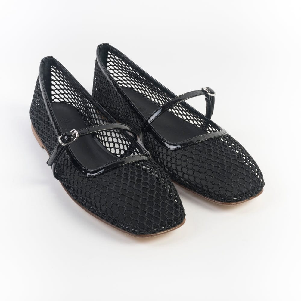 CHEVILLE - Mary Jane - PAM - Traforato Nero Scarpe Donna CHEVILLE