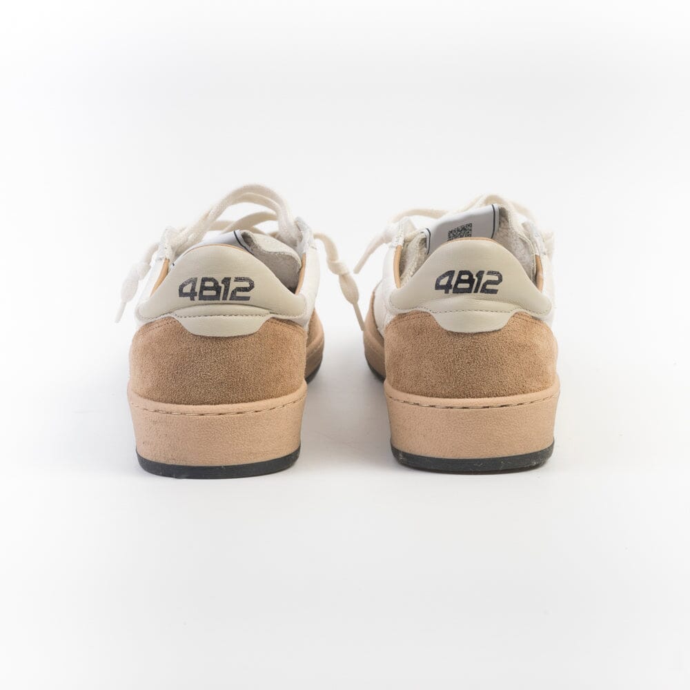 4B12 - Sneakers - Play New U1006 - Beige Verde Scarpe Uomo 4B12 - COLLEZIONE UOMO