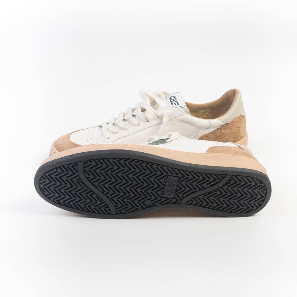 4B12 - Sneakers - Play New U1006 - Beige Verde Scarpe Uomo 4B12 - COLLEZIONE UOMO