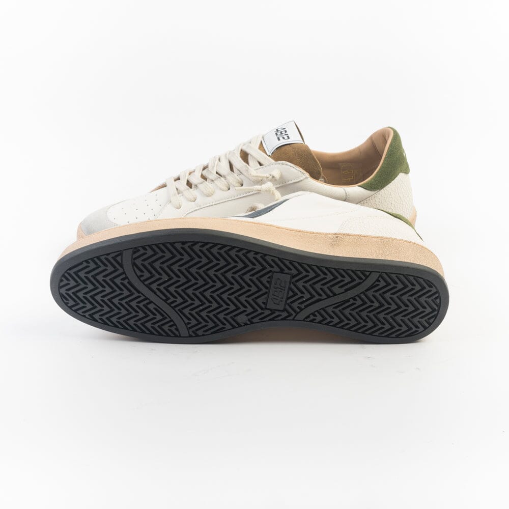 4B12 - Sneakers - Play U122 - Bianco Blu Verde Scarpe Uomo 4B12 - COLLEZIONE UOMO