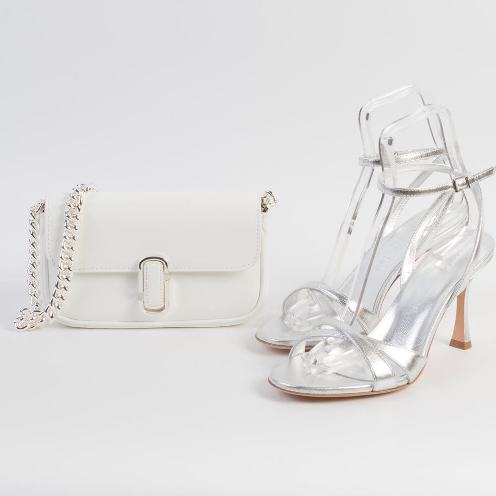 MARC JACOBS - H67L07FA22-188 - Mini bag - White Silver Borse Marc Jacobs