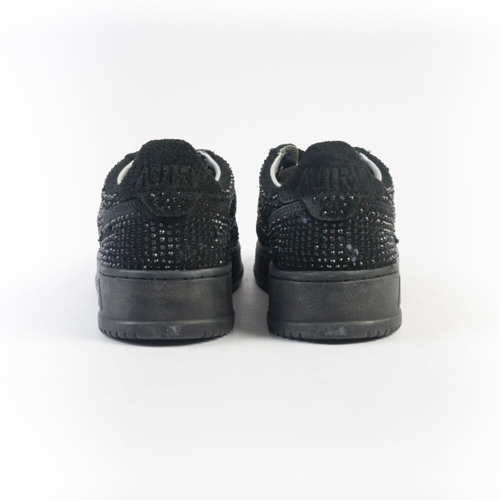 AUTRY - AULW NA02 - Sneakers - Suede Strass - Nera Scarpe Donna AUTRY - Collezione donna