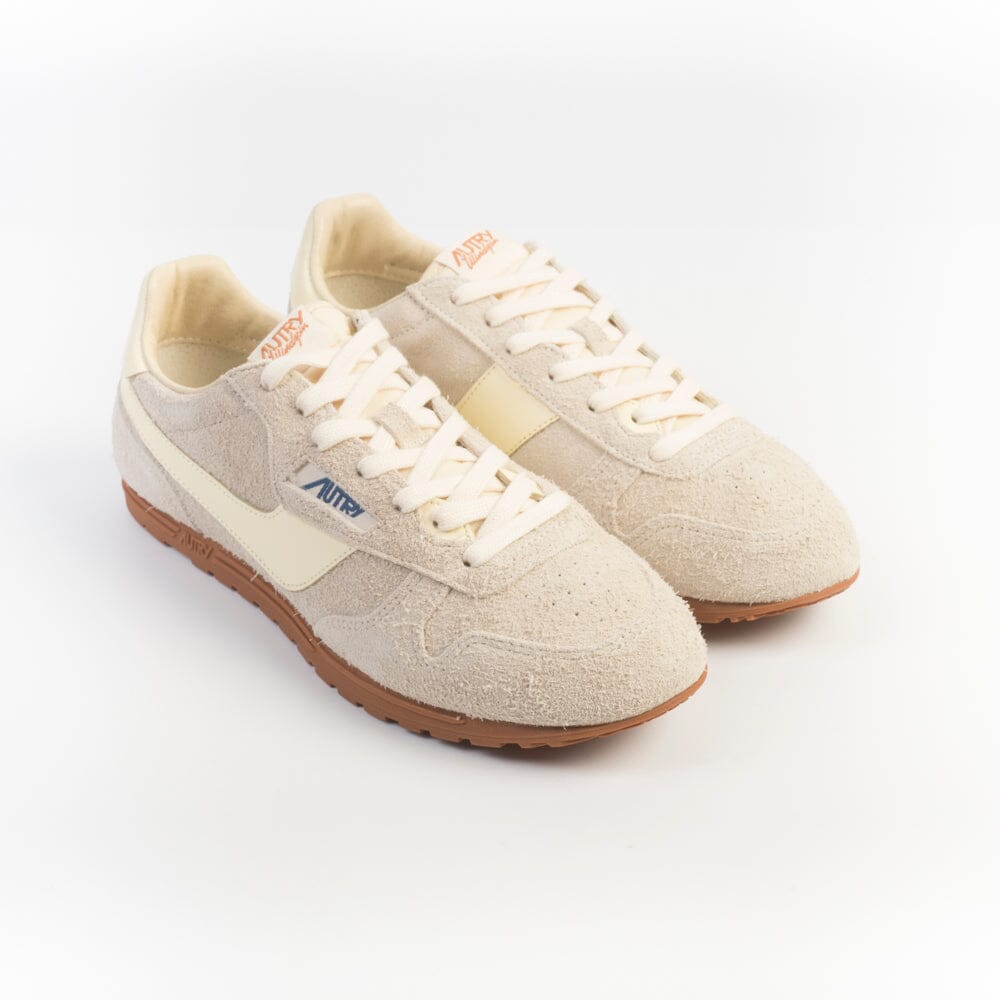 AUTRY - WSLM UB01 - Sneakers WINDSPIN - Camoscio Panna Scarpe Uomo AUTRY - Collezione uomo