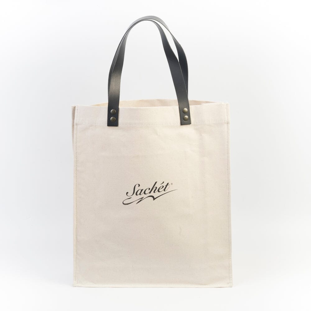 SACHET - Borsa a mano - Tela beige Logo Borse SACHET