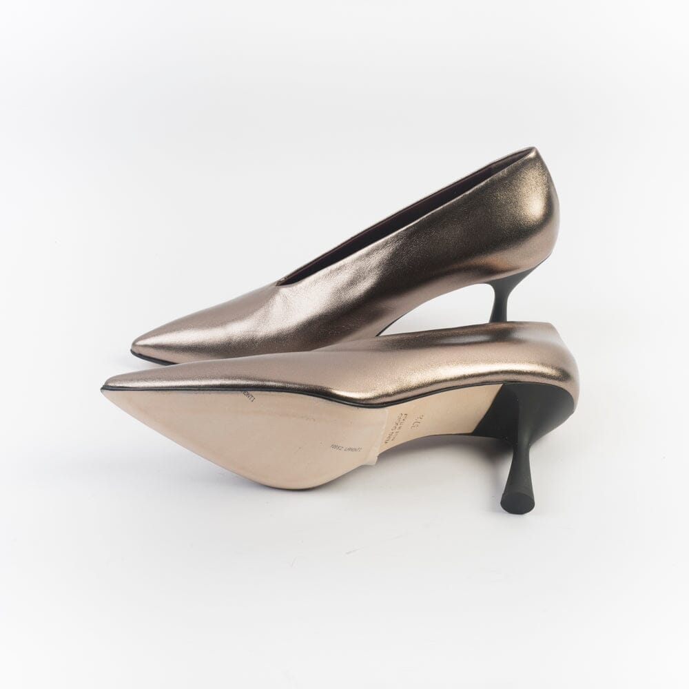 CHEVILLE - Decolletè - Giuditta - Laminato Ardesia Scarpe Donna CHEVILLE