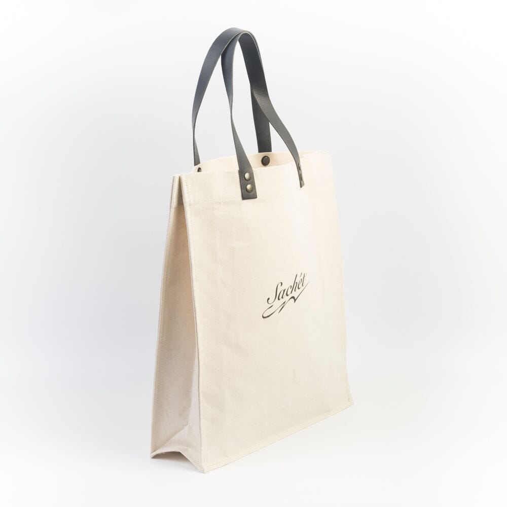 SACHET - Borsa a mano - Tela beige Logo Borse SACHET