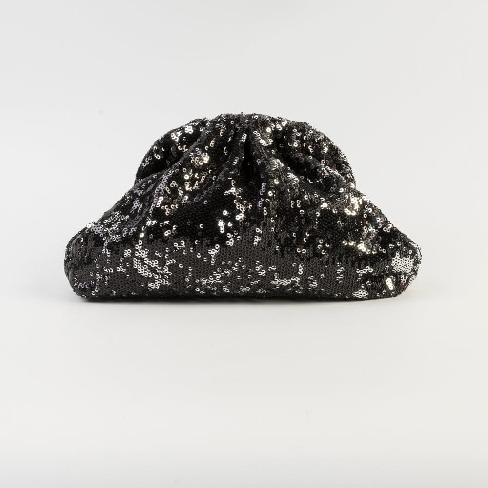 MARIA LA ROSA - Borsa a tracolla - Mini Game Paillettes - Black Borse MARIA LA ROSA