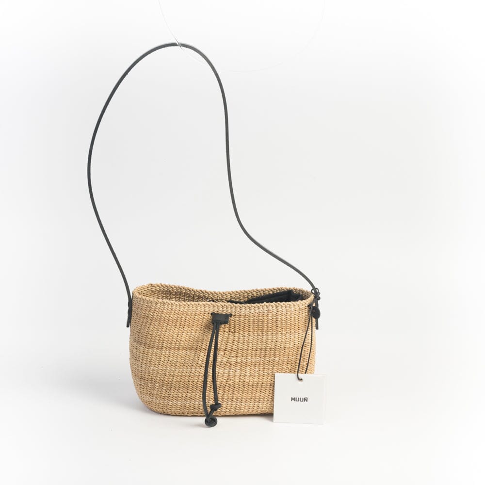 MUUÑ - Borsa - Nina - Naturale Nero Borse MUUÑ
