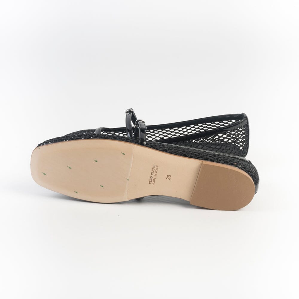 CHEVILLE - Mary Jane - PAM - Traforato Nero Scarpe Donna CHEVILLE