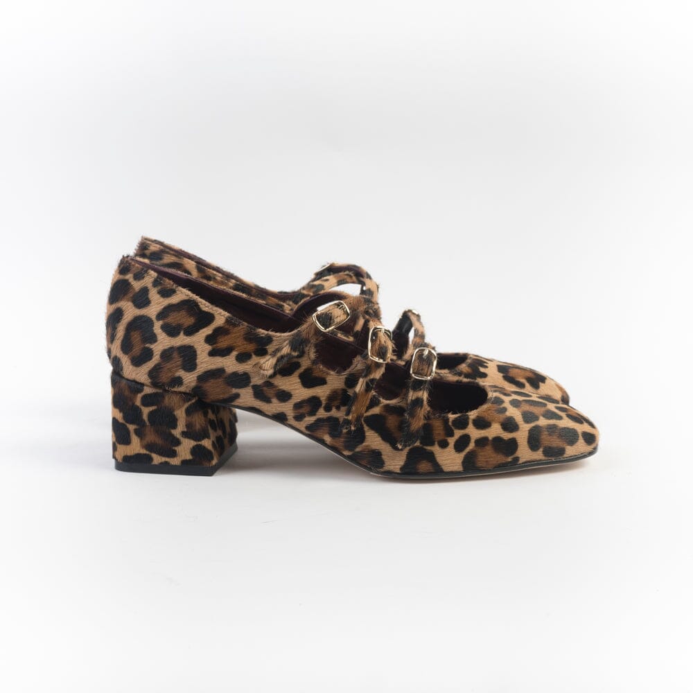 CHEVILLE - Mary Jane - CINDY - Cavallino Animalier Scarpe Donna CHEVILLE