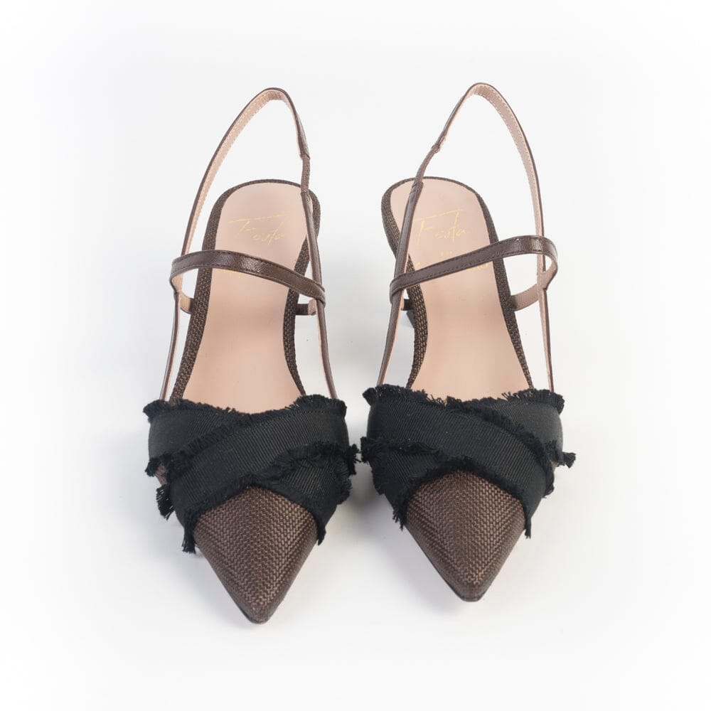 ROBERTO FESTA - Sling Back - Ixia - Marrone Scarpe Donna Roberto Festa