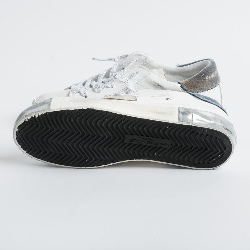 PHILIPPE MODEL - Sneakers PRLD XE03 - ParisX - Bianco Argento Scarpe Donna Philippe Model Paris
