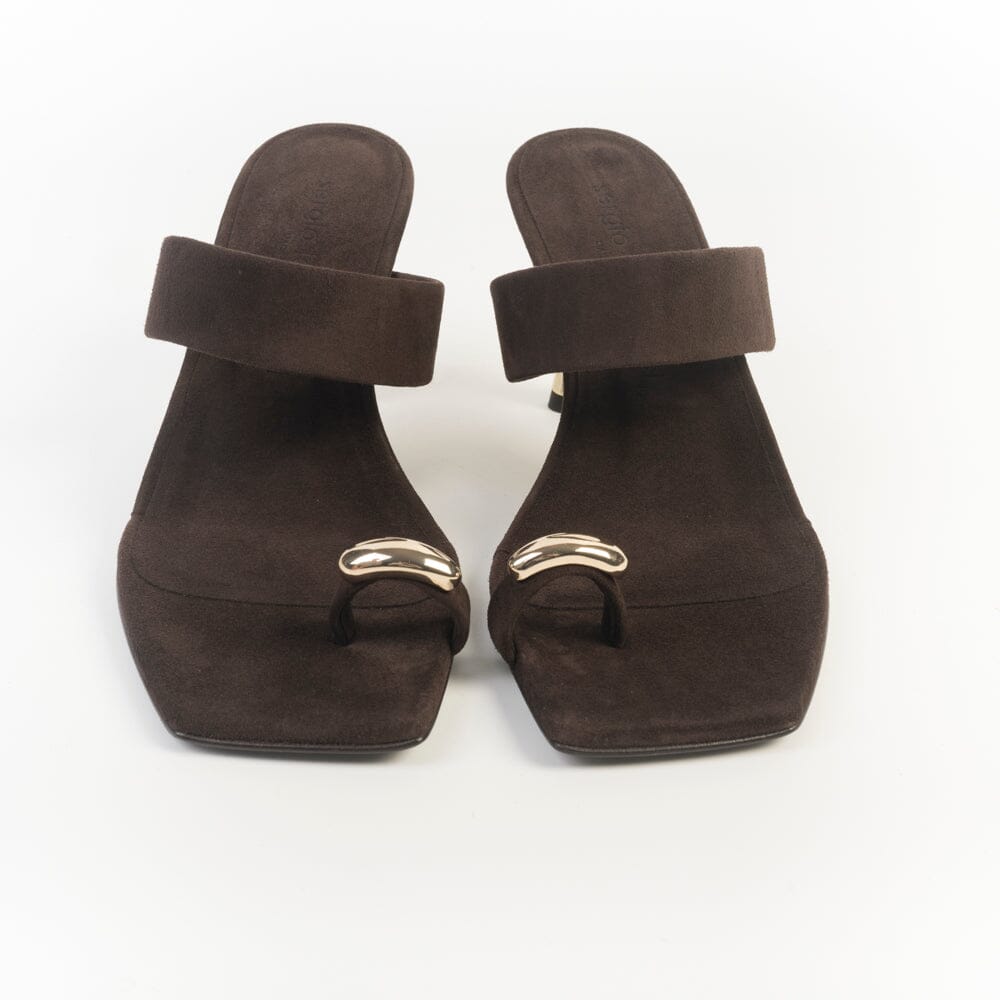 SERGIO LEVANTESI - Mules - IRIDE6 - Camoscio Fondente Scarpe Donna SERGIO LEVANTESI