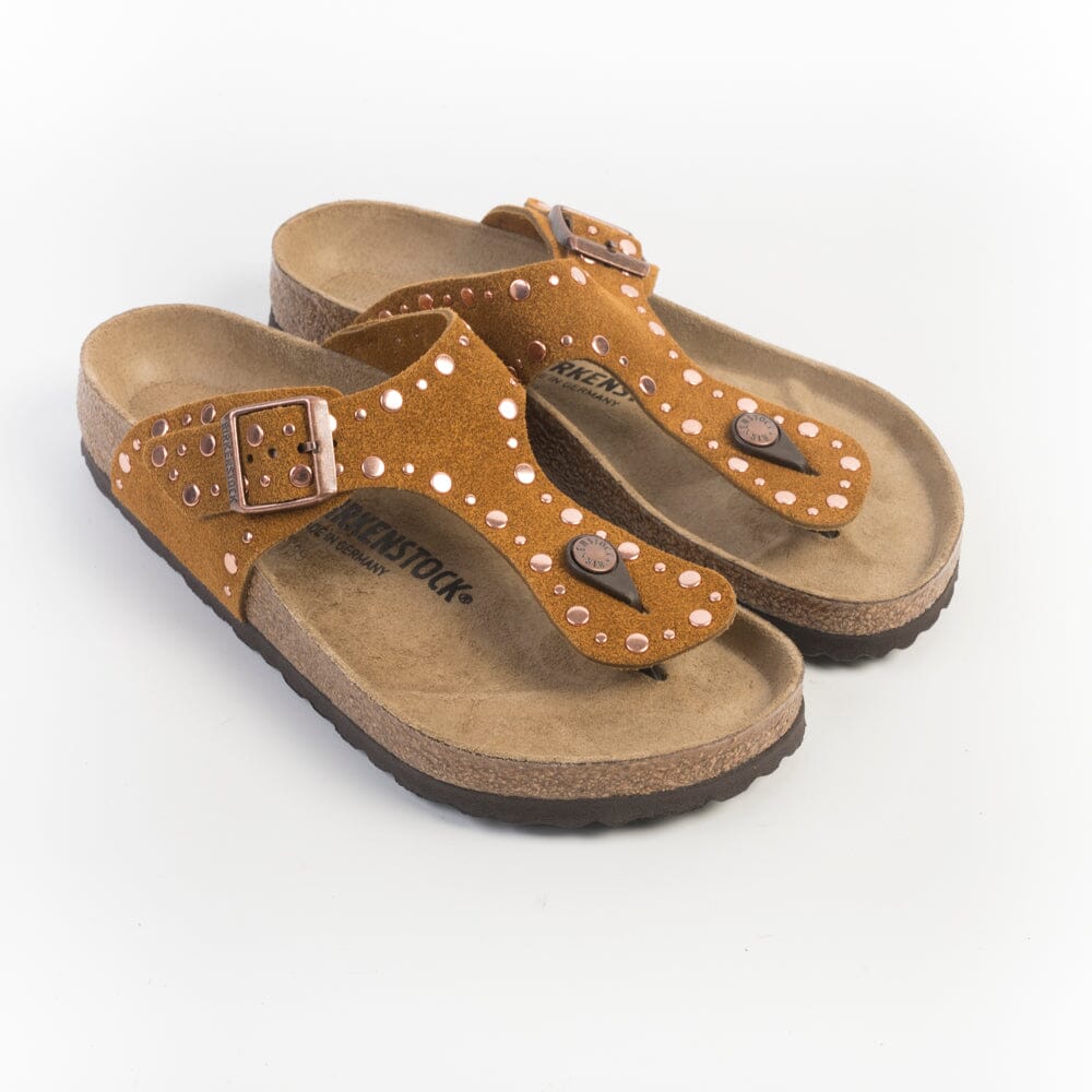BIRKENSTOCK - Sandali bassi Infradito - 1031649 - Gizeh Mink Rivet Scarpe Donna BIRKENSTOCK