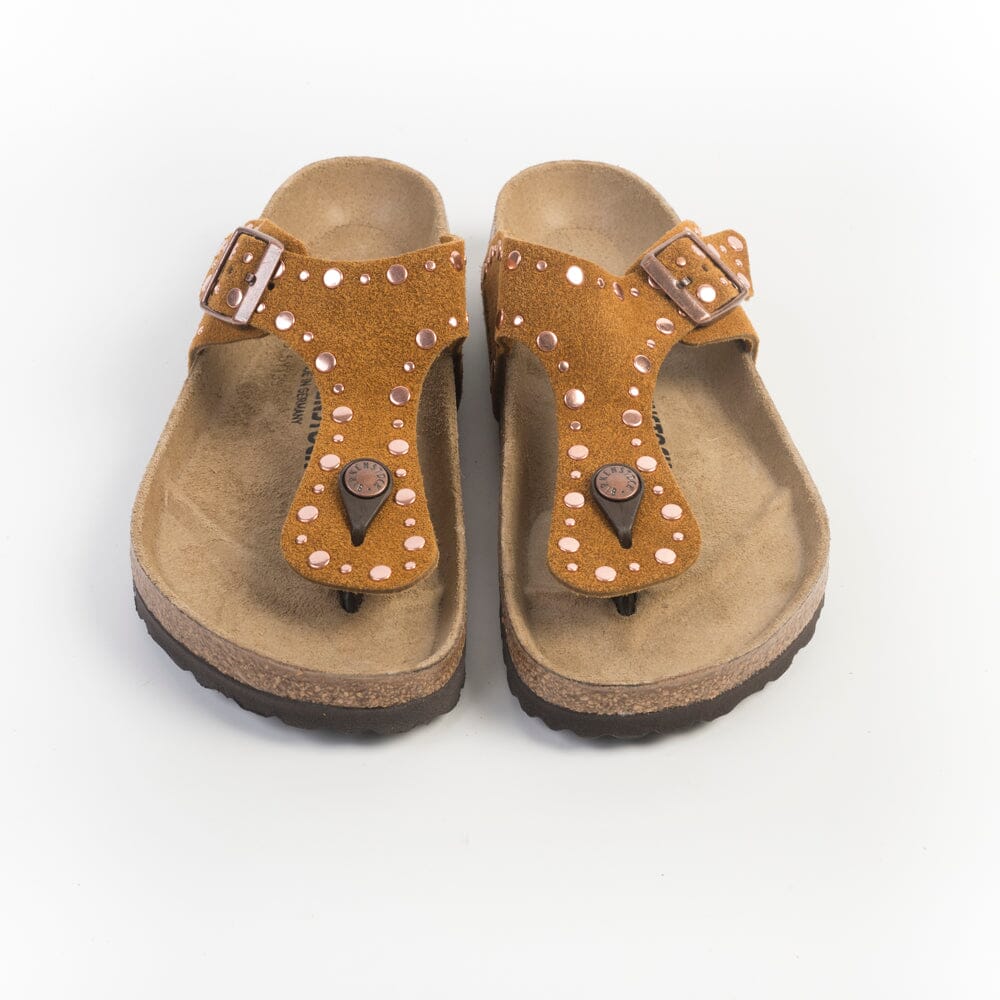 BIRKENSTOCK - Sandali bassi Infradito - 1031649 - Gizeh Mink Rivet Scarpe Donna BIRKENSTOCK