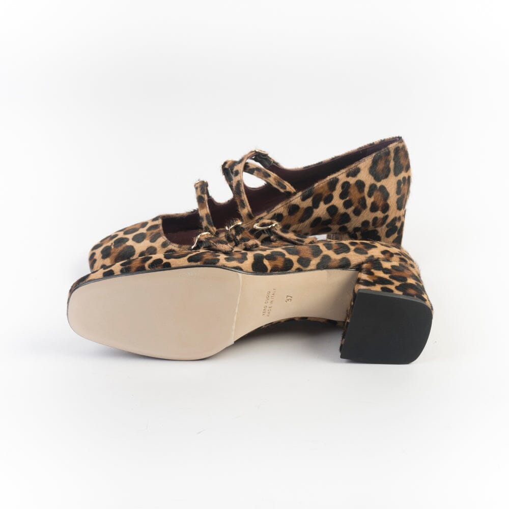CHEVILLE - Mary Jane - CINDY - Cavallino Animalier Scarpe Donna CHEVILLE