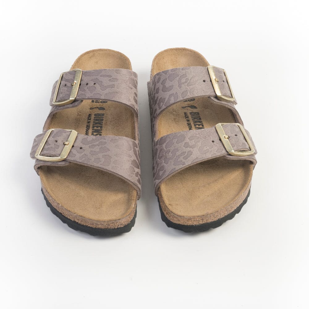 BIRKENSTOCK - Sandali bassi Arizona- 1031941 - Leo Grey Taupe Scarpe Donna BIRKENSTOCK