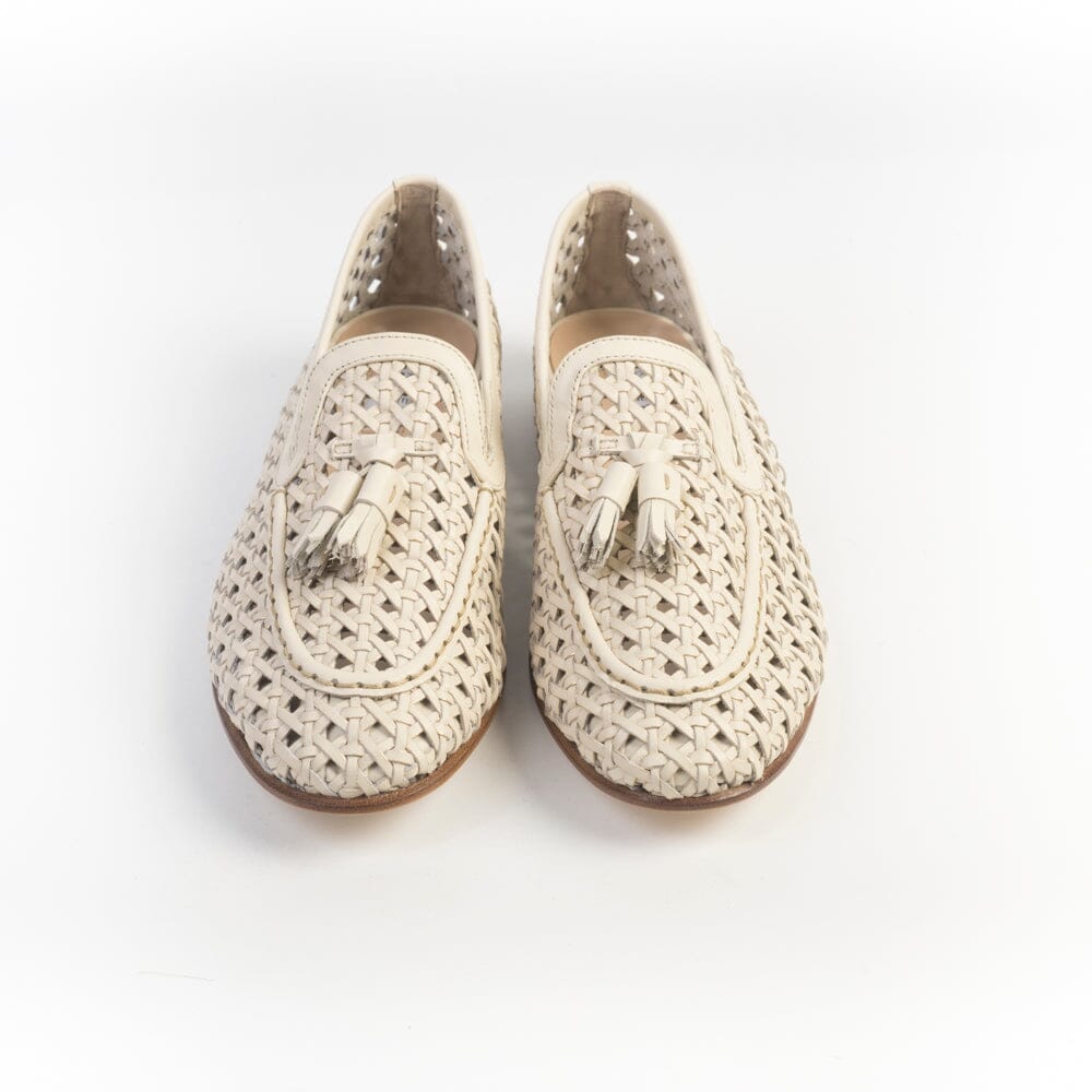 FRATELLI ROSSETTI - Mocassino - 68245 - Intrecciato Latte Scarpe Donna Fratelli Rossetti - Collezione Donna
