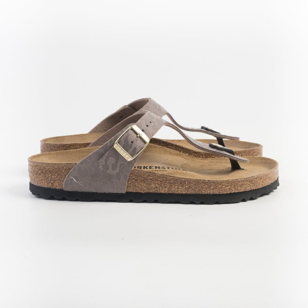 BIRKENSTOCK - Sandali bassi Infradito - 1032026 - Gizeh Leo Grey Taupe Scarpe Donna BIRKENSTOCK