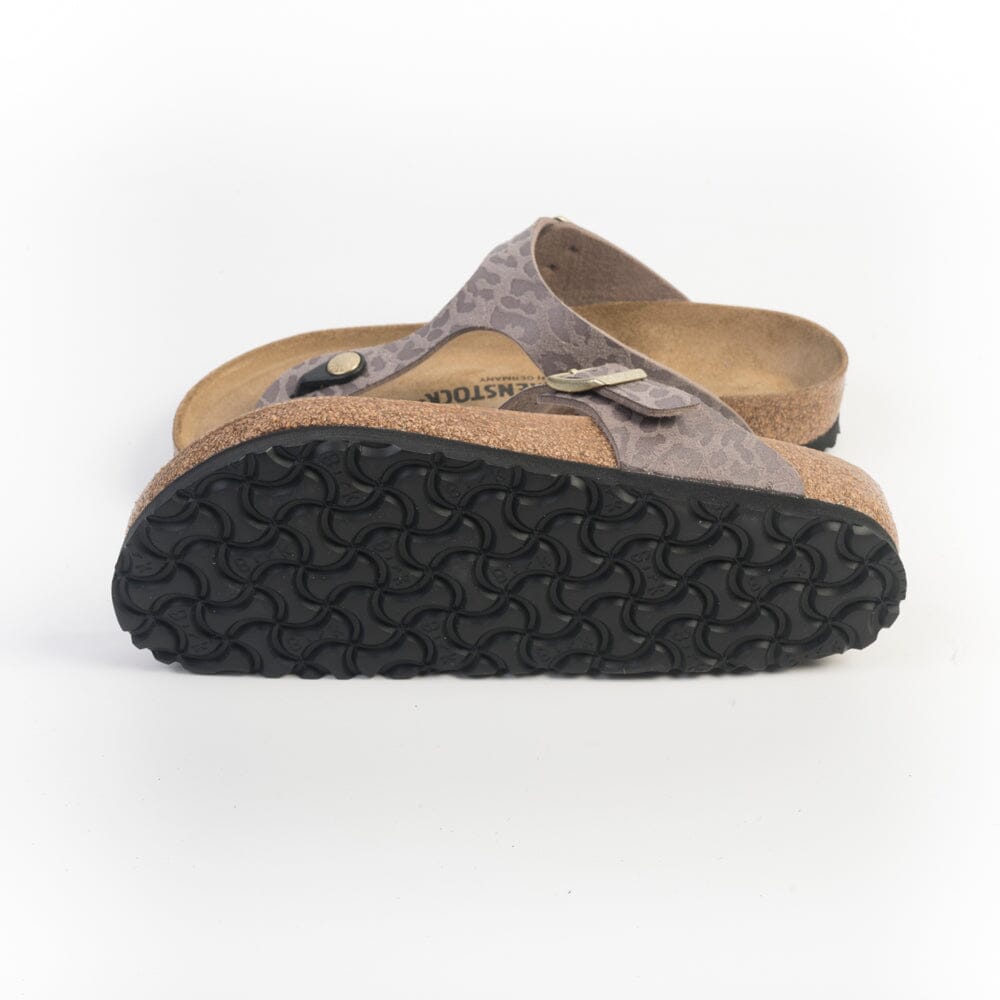 BIRKENSTOCK - Sandali bassi Infradito - 1032026 - Gizeh Leo Grey Taupe Scarpe Donna BIRKENSTOCK
