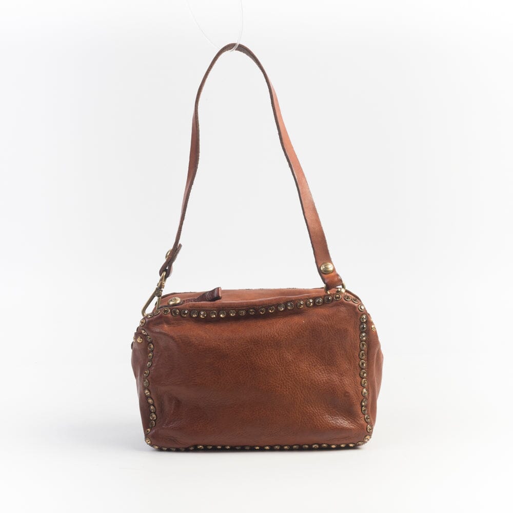 CAMPOMAGGI - Borsa a Spalla - Kate - Strass Cognac Borse Campomaggi