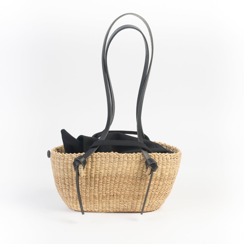 MUUÑ - Borsa - Mini Zorro - Naturale Nero Borse MUUÑ
