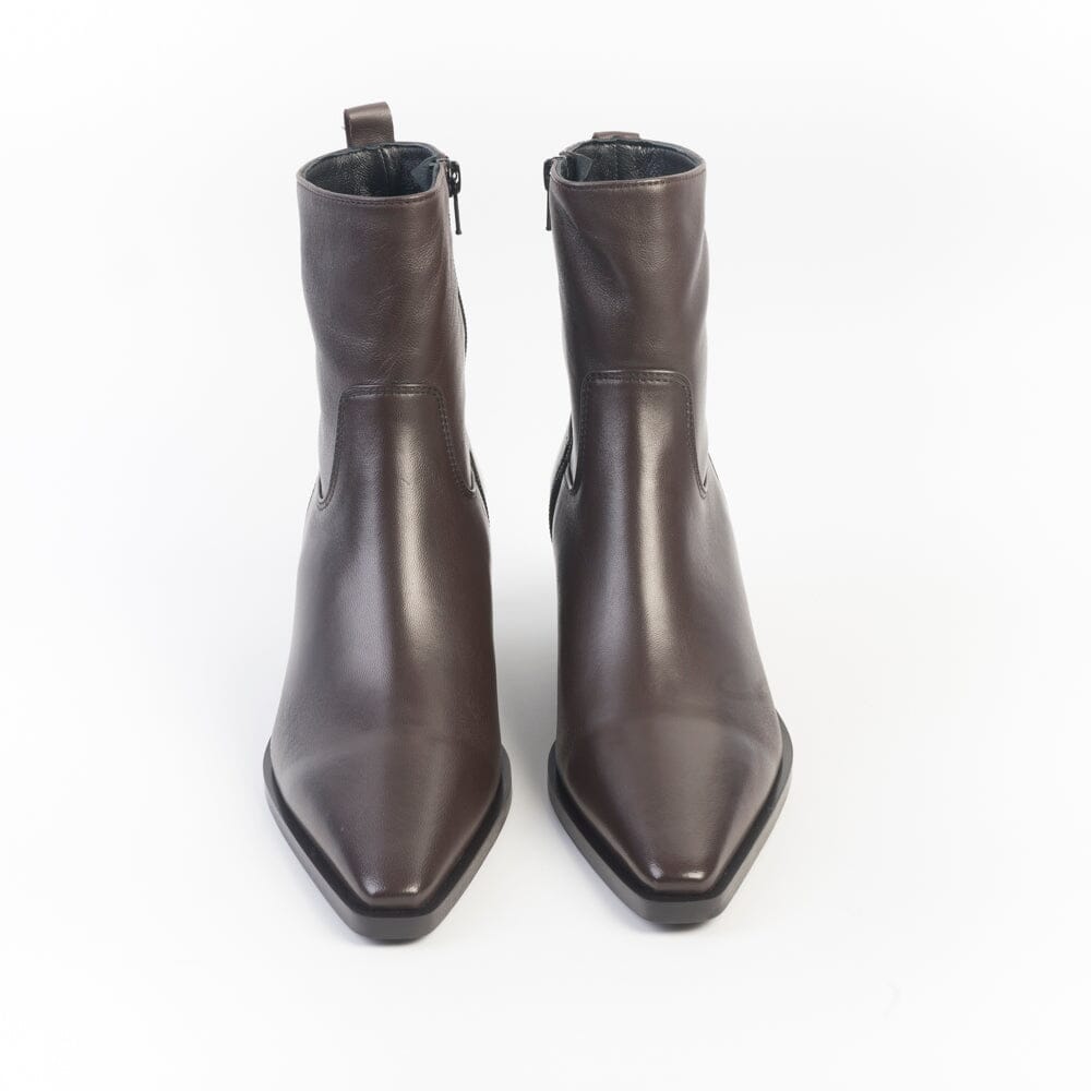 CAPPELLETTOSHOP ICON - Stivaletto Texano - Kira 12 - Nappa Moro Scarpe Donna CAPPELLETTO 1948