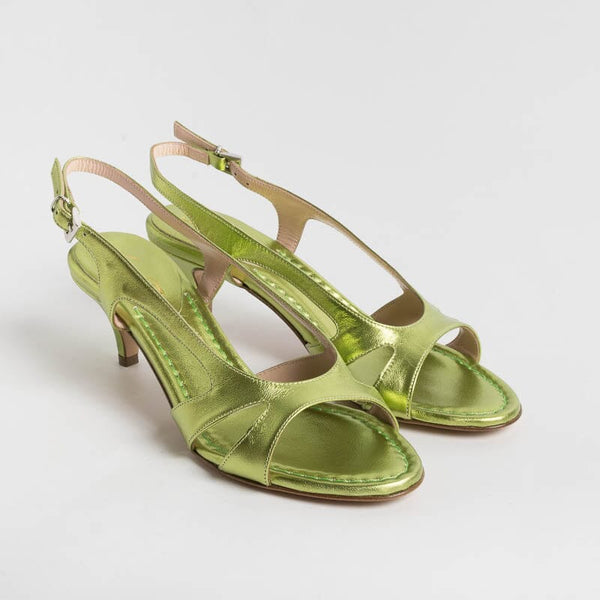 ANNA F. - Sandalo - 3664 - Laminato Lime Scarpe Donna Anna F.