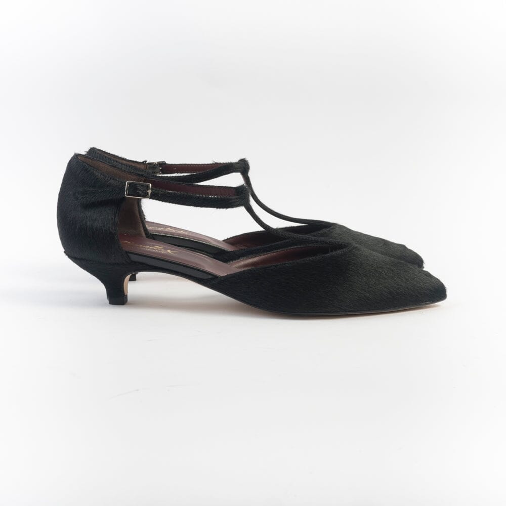 CHEVILLE - Decolletè - Isa - Nero Cavallino Scarpe Donna CHEVILLE