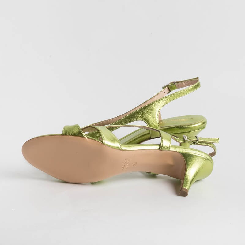 ANNA F. - Sandalo - 3664 - Laminato Lime Scarpe Donna Anna F.