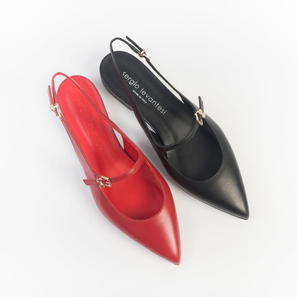 SERGIO LEVANTESI - Sling Back - FEDE - Rosso Scarpe Donna SERGIO LEVANTESI