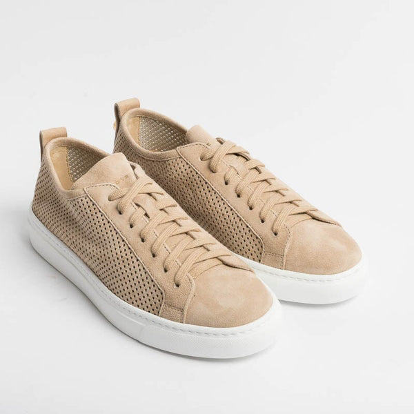 HENDERSON - Sneakers - Aria - Beige Suede Women's Shoes HENDERSON - Women's Collection
