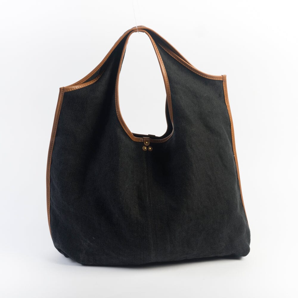 JEROME DREYFUSS - Borsa a spalla - Paco - Lino Nero Borse Jerome Dreyfuss