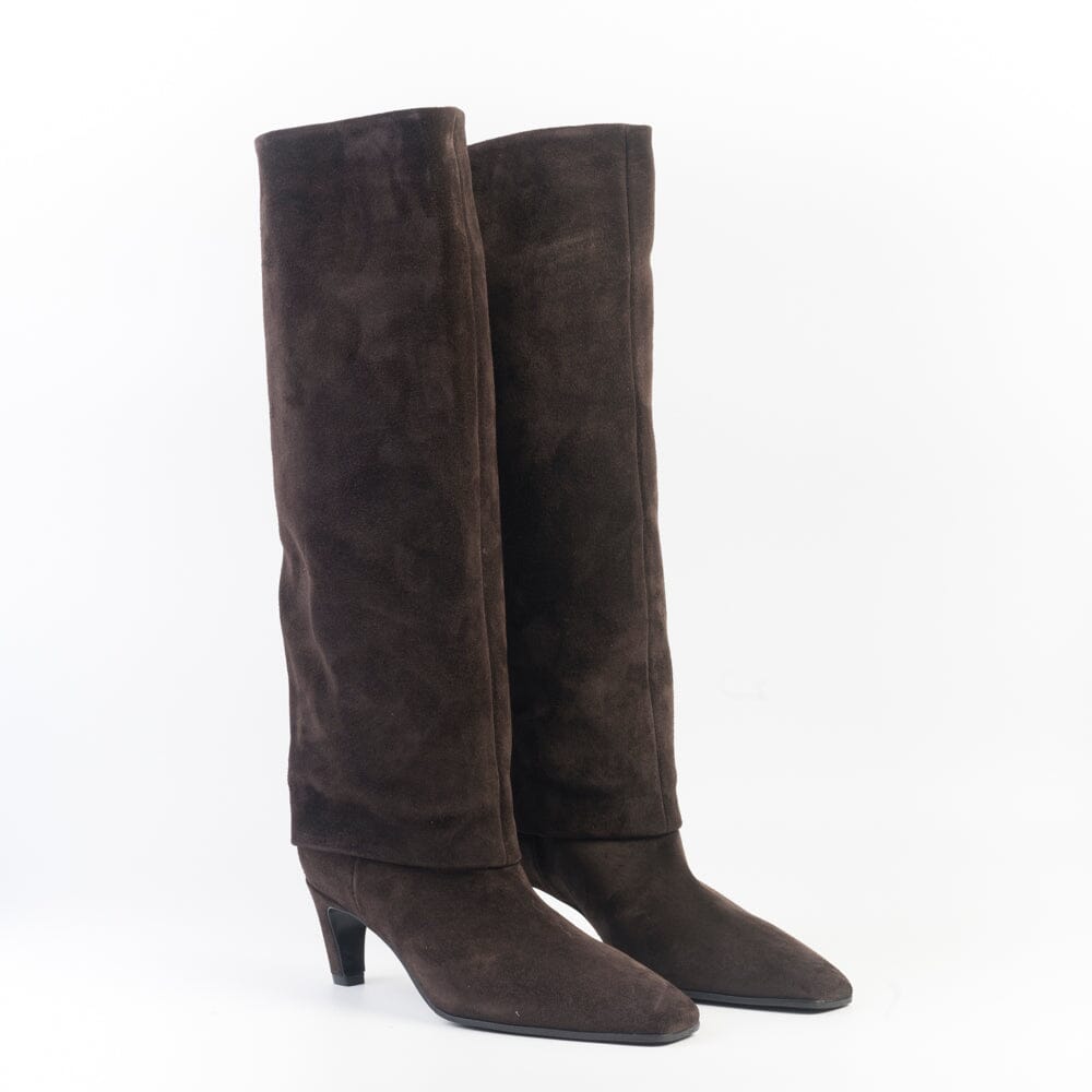 STRATEGIA - Stivali Texano A6225 - Velour ebano Scarpe Donna Strategia
