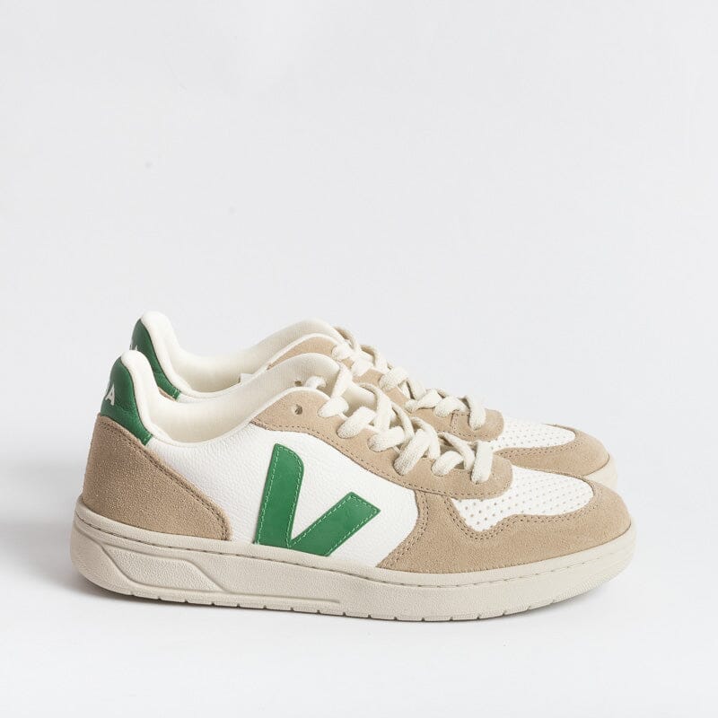 VEJA - V-10 VX0503146 - Bianco Verde Scarpe Donna VEJA - Collezione Donna